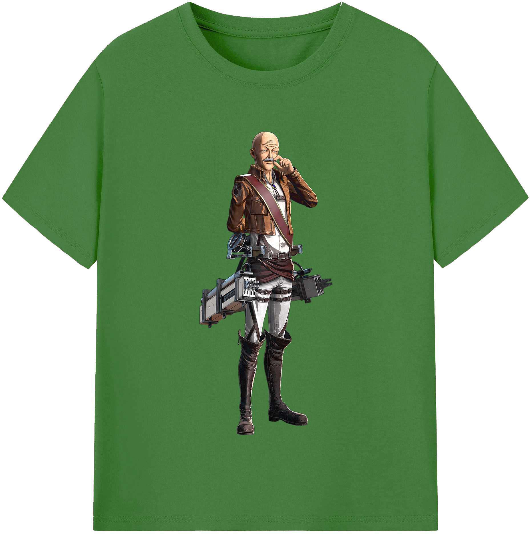 （画像用） 進撃の巨人 ドット·ピクシス Attack on Titan Dot Pixis レディースカジュアルプリントTシャツ（綿100％）